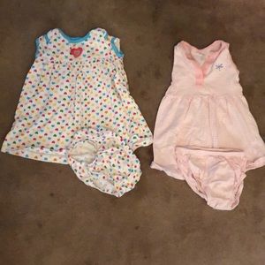 Lot of 2 baby Girl Dresses